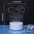 Dear Mom - 3D Symphony Night Light, Unique Mom Engraved Gift
